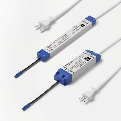 HALEMEIER - LED-Vorschaltgerät, Euroflachstecker, EVG 24V, 0-150W, 24 Volt DC