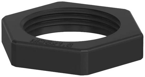 OBO Bettermann 2049090 116 M25 SW PA Gegenmutter PG25 Kunststoff Schwarz 1 St.