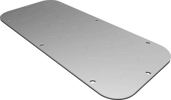Rittal AX 2572.100 Flanschplatte (L x B) 149 mm x 339 mm Stahlblech Grau 1 St.