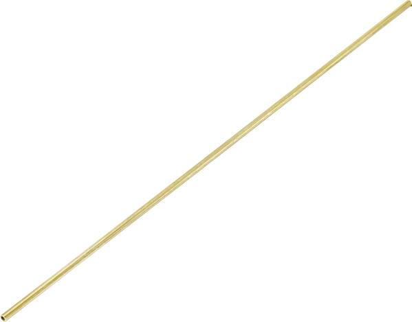 Messing Rohr Stab (Ø x L) 1 mm x 500 mm Innen-Durchmesser: 0.6 mm 1 St.