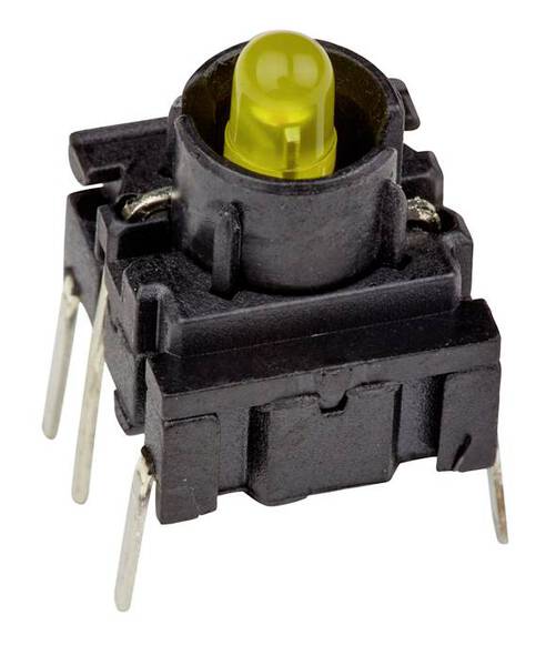 MEC 3FTH940 Multimec 3F Series Schalter 24 V 50 mA tastend Gelb (L x B x H) 10 x 10 x 10.40 mm IP67 1 St.