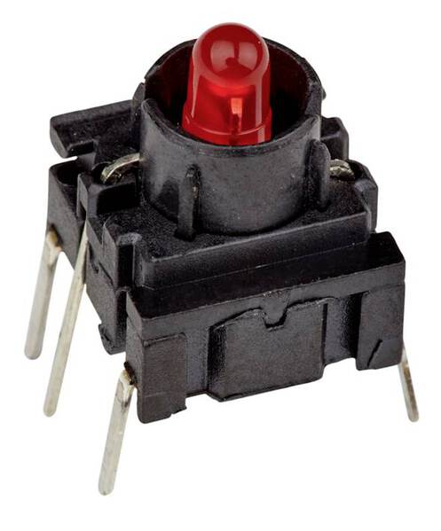 MEC 3FTH980 Multimec 3F Series Schalter 24 V 50 mA tastend Rot (L x B x H) 10 x 10 x 10.40 mm IP67 1 St.