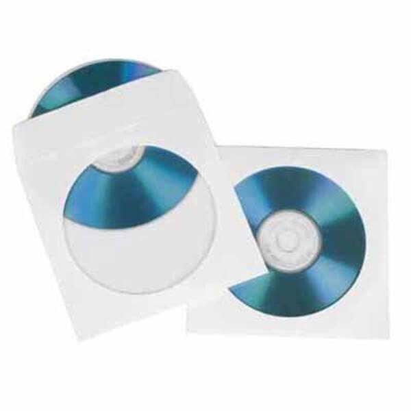 51174 CD Pap. Hüllen 100 St - Weiss