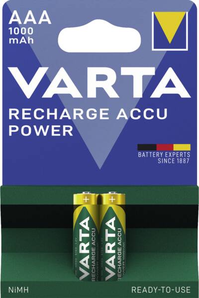 5703 Recharge Accu Power Micro 1000 mAh 2er Blister