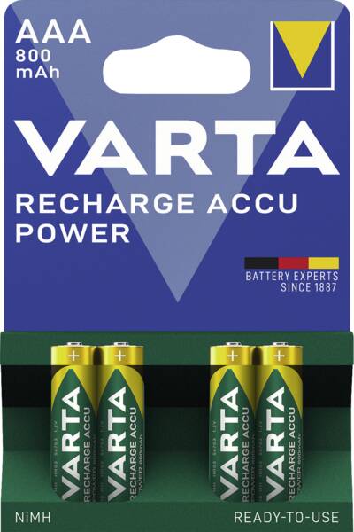 56703 Recharge Accu Power 800 mAh Micro 4er Blister