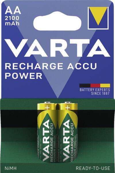 56706 Recharge Accu Power Mignon 2100 mAh 2er Blister