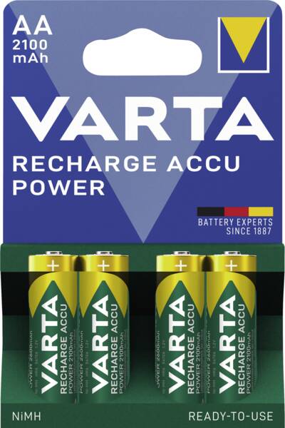 56706 Recharge Accu Power Mignon 2100 mAh 4er Blister