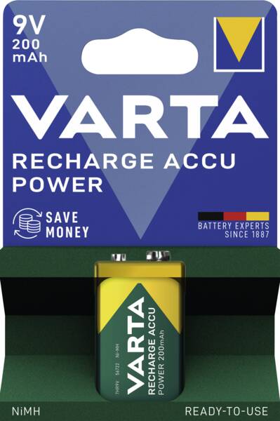 56722 Rechange Accu Power 9V 200mAh