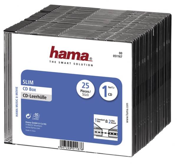 51167 CD Slim Box - Schwarz