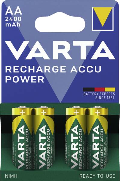 56756 Recharge Accu Power Mignon 2400mAh 4er Blister