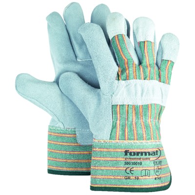 FORMAT - Handschuh, Rindspaltleder, Größe 12