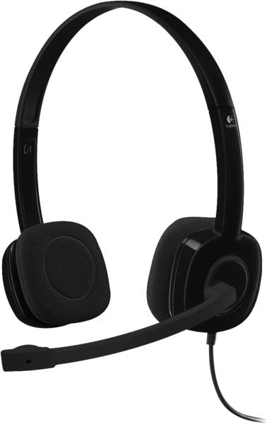H151 Stereo Headset - Schwarz