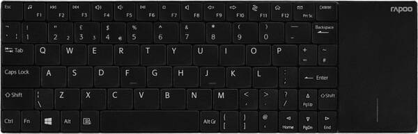 Kabellose Touch-Tastatur E2710 - Schwarz