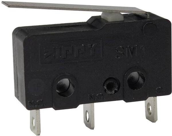 Zippy SM1-N6S-02A0-Z Mikroschalter SM1-N6S-02A0-Z 250 V/AC 6 A 1 x Ein/(Ein) tastend 1 St.