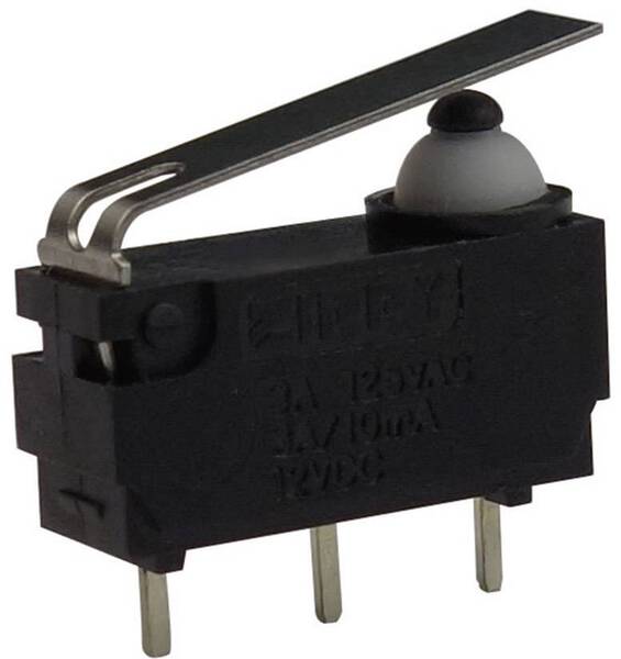 Zippy DW-N3S-01P0D-Z Mikroschalter DW-N3S-01P0D-Z 12 V/DC 3 A 1 x Ein/(Ein) tastend 1 St.