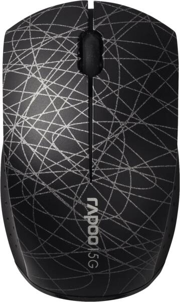 Kabellose optische Super-Minimaus 3300P Plus - Schwarz