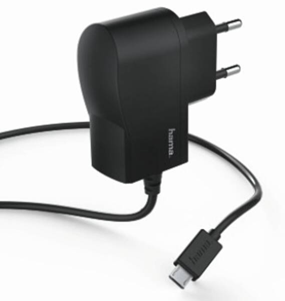 178371 230V LADEG.MICRO USB - Schwarz