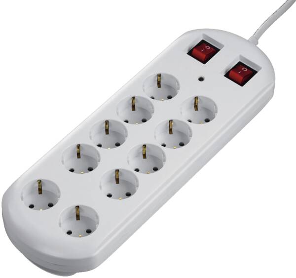 137233 10F-STECKDOSENL.M.2S+UESC - Weiss