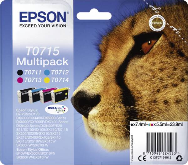T0715 CMYK 07 Multipack Value