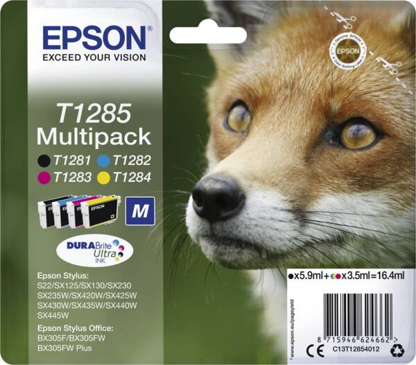 T1285 CMYK 12 Multipack Value