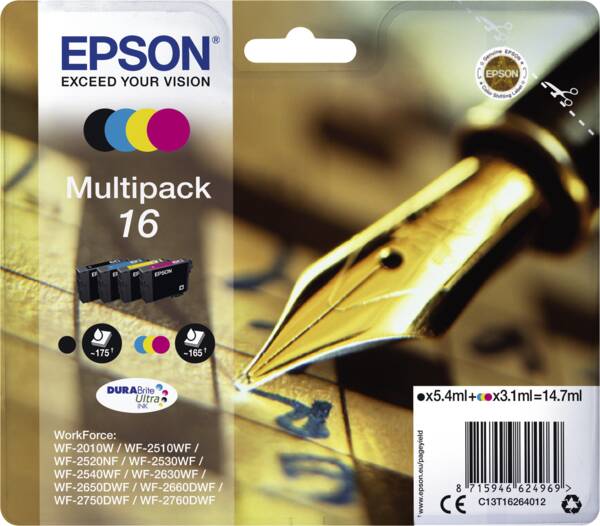 T1626 CMYK 16 Multipack