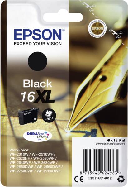 T1631 BK 16XL - Schwarz