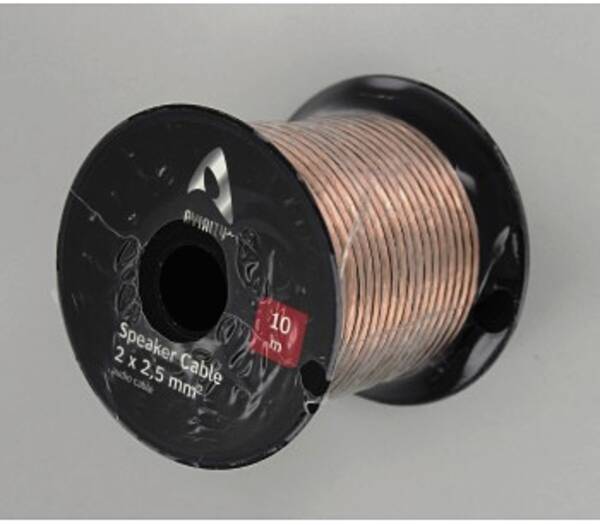 127184 ACL LS-KAB 2X2,5MM 10M - Transparent