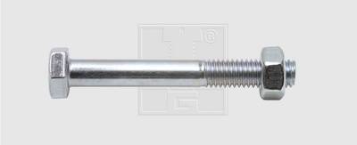SWG 10148519 Sechskantschraube 6 mm 40 mm Außensechskant DIN 601 Stahl verzinkt 100 St.