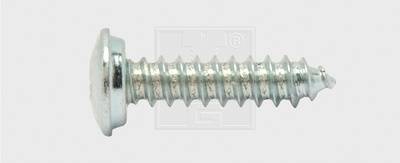 SWG 103481325 Nummernschild-Schrauben 4.8 mm 13 mm Kreuzschlitz Phillips Stahl verzinkt 100 St.