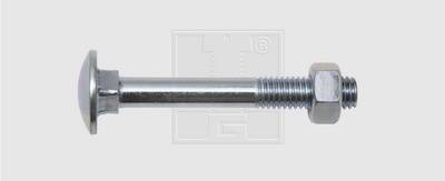 SWG 223107110 Flachrundkopfschrauben M10 70 mm Außensechskant DIN 603 Stahl verzinkt 50 St.