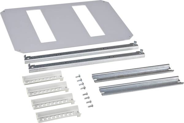 Fibox DRS ARCA 403015 Montagerahmen 2-reihig Stahl Grau (L x B) 400 mm x 300 mm 1 St.