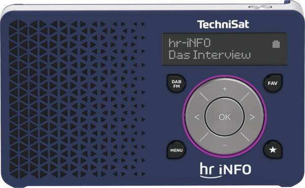DIGITRADIO 1 hr iNFO Edition - Dunkelblau-Silber