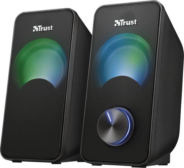 Arys Compact RGB 2.0 Speaker Set - Schwarz