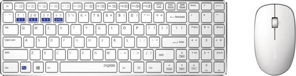 Kabelloses ultraflaches Multi-Mode-Deskset 9300M - Weiss