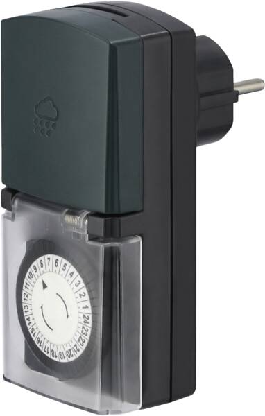 137262 Tages-Zeitschaltuhr Outdoor Mini - Schwarz