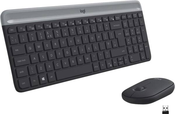 MK470 Slim Wireless Keyboard and Mouse Combo - Graphit