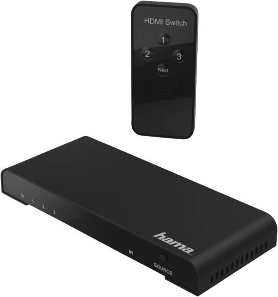 121770 4K HDMI Umschalter 3x1 - Schwarz