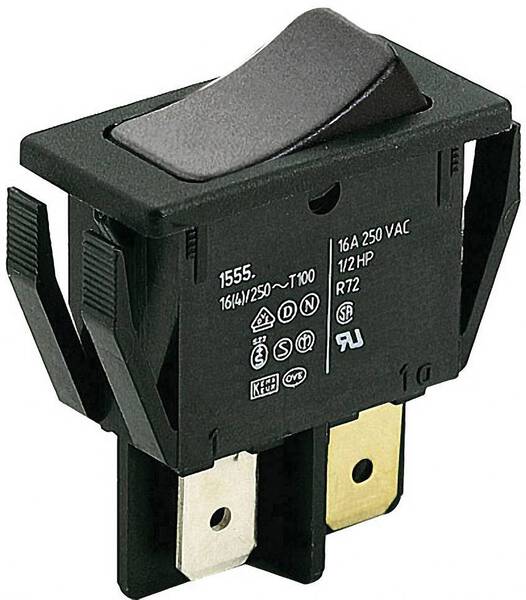 Marquardt 1803.5102 Wippschalter 01803.5102-00 250 V/AC 6 A 1 x Ein/Ein IP40 rastend 1 St.