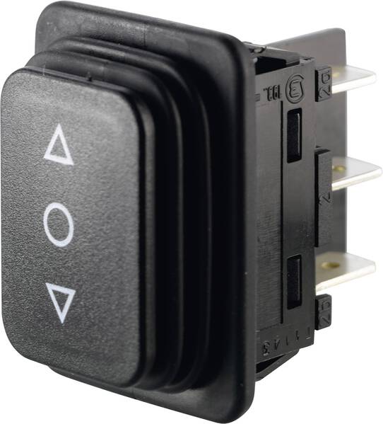 Marquardt 1939.3314 Wippschalter 01939.3314-01 250 V/AC 14 A 2 x (Ein)/Aus/(Ein) IP65 (Front) tastend/0/tastend 1 St.