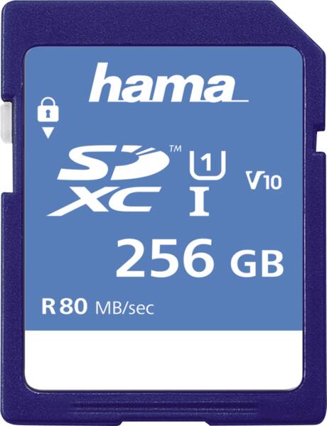 123997 SDXC 256GB C10 UI V10 80MB/s