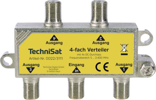 4-Wege Verteiler 4x DC