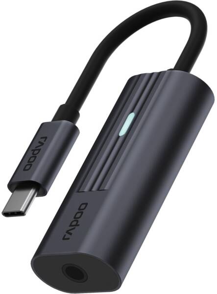 USB-C zu 3.5mm Audio Adapter - Grau