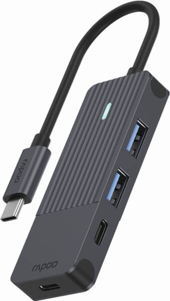 USB-C zu USB-A + USB-C Hub - Grau