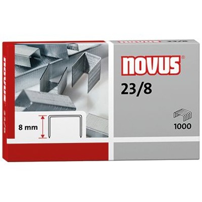 Novus - Heftklammer 23/8 042-0040 verzinkt 1.000 St./Pack.
