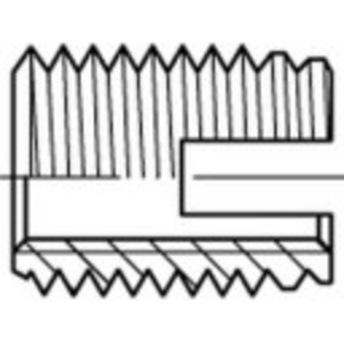 Alstertaler Schrauben & Präzisionsteile 159829 Gewindeeinsätze M4 8 mm 50 St.