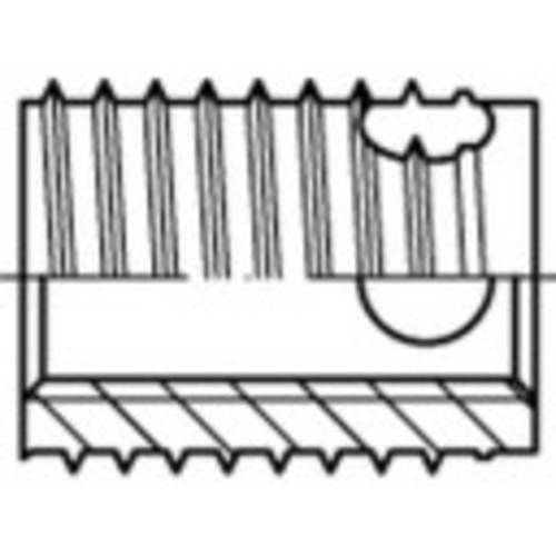 Alstertaler Schrauben & Präzisionsteile 159848 Gewindeeinsätze M6 8 mm 100 St.