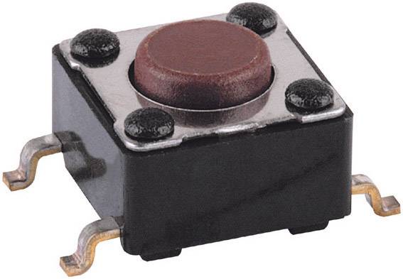 Mentor 1254.1004 1254.1004 Drucktaster 12 V DC/AC 0.05 A 1 x Aus/(Ein) tastend 1 St.