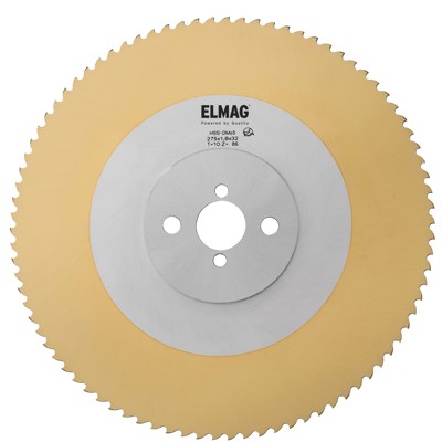 ELMAG - Sägeblatt HSS / DMo5 / TiN Beschichtet TiN 350x2,5x32mm T6
