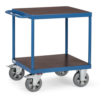 fetra® - Tischwagen 12497, 2 Ebenen, Tragkraft 1.200kg