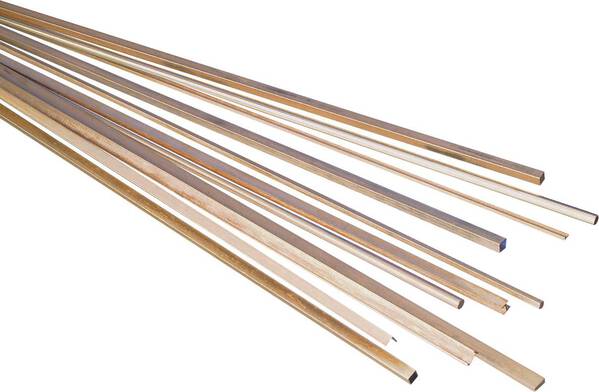 Messing Rohr Profil (Ø x L) 10 mm x 500 mm Innen-Durchmesser: 7 mm